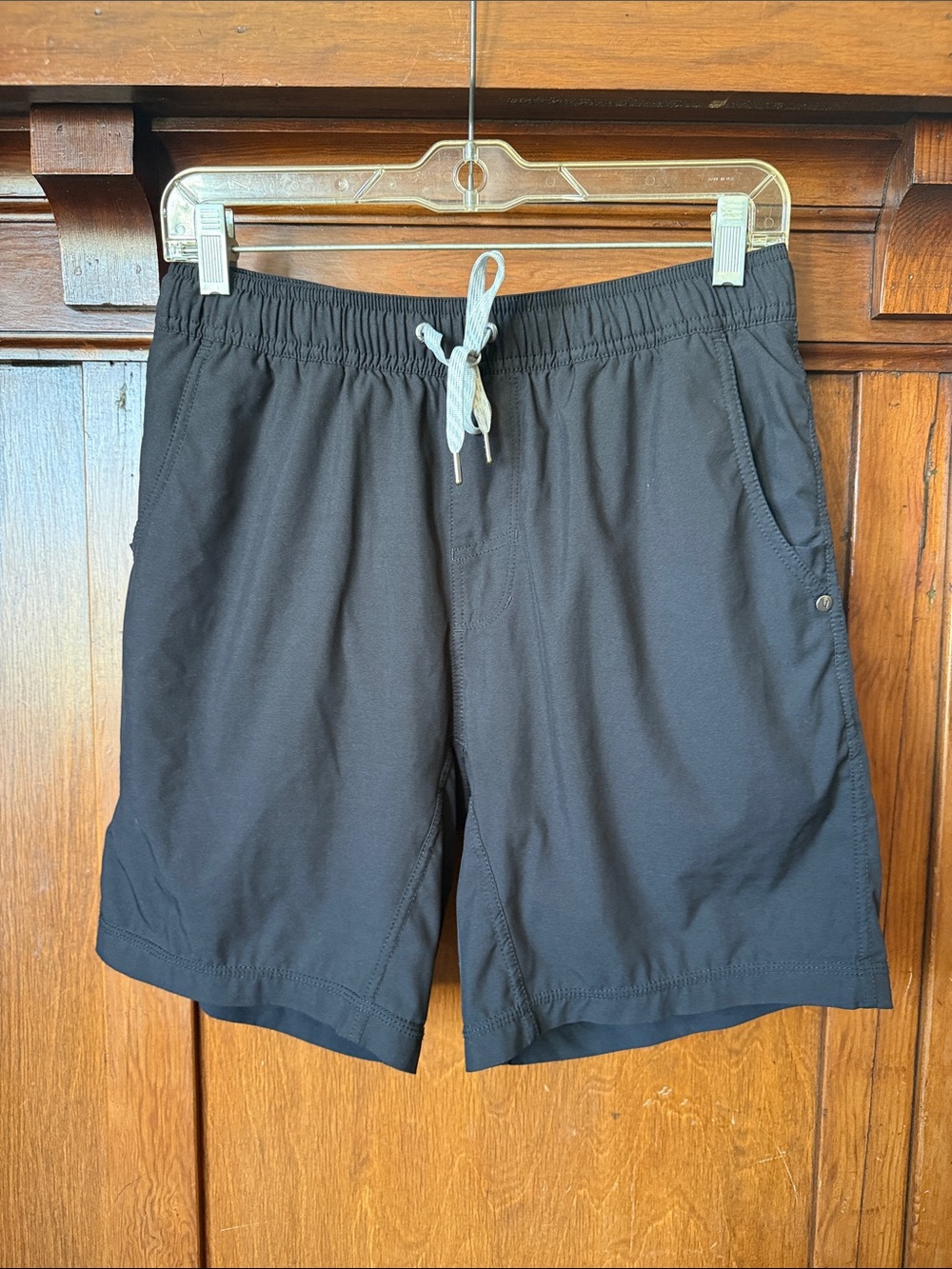 Vuori Black Athletic Drawstring Shorts
